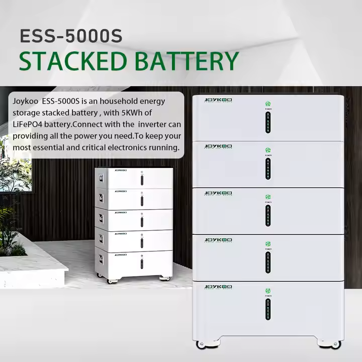 ESS5000S 51.2V 100Ah 5KWh Stackable Battery Pack