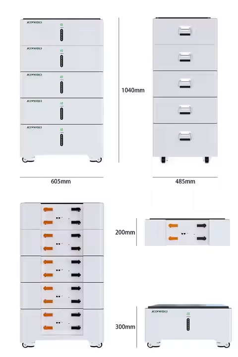 ESS5000S 51.2V 100Ah 5KWh Stackable Battery Pack
